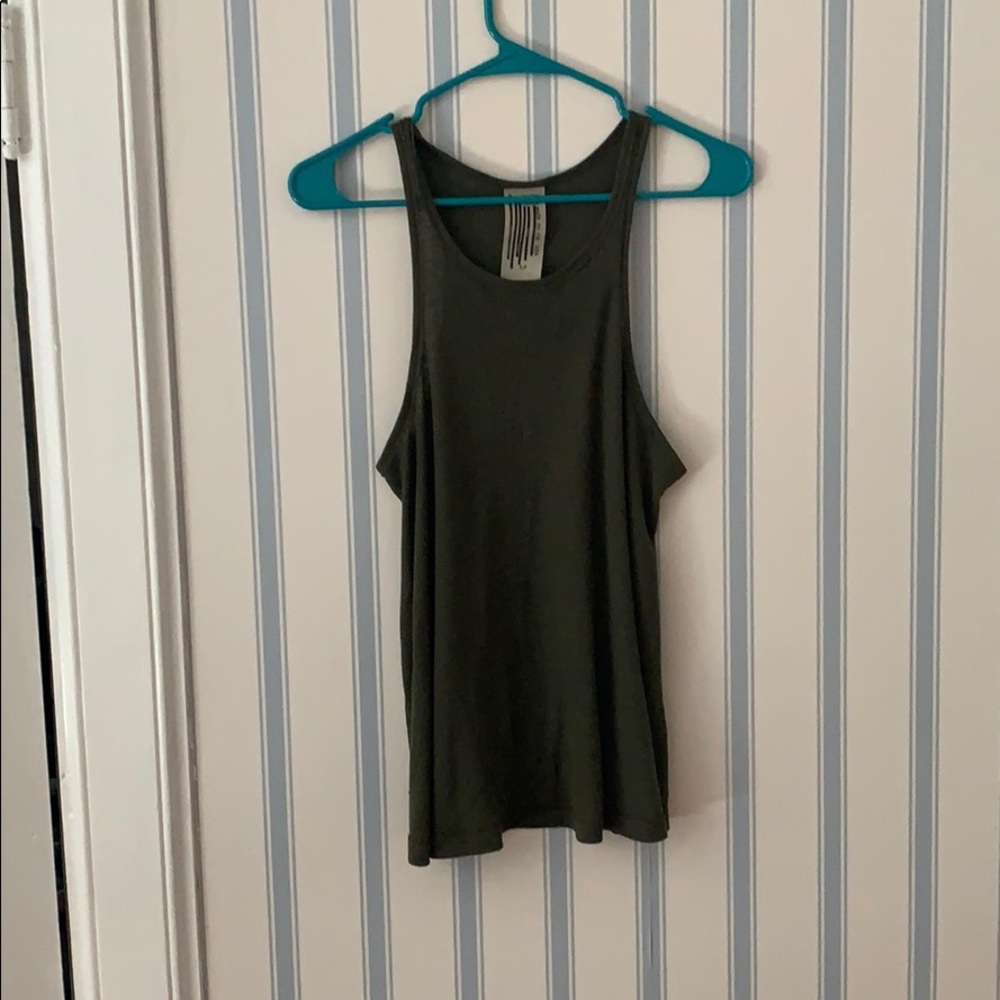 Hunter green tank top